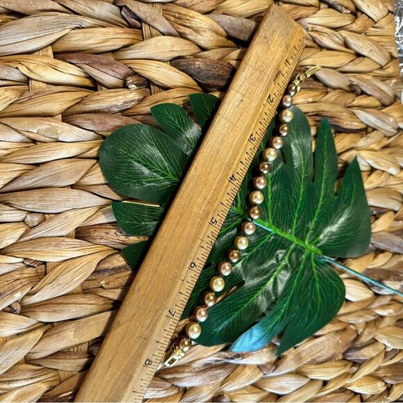 BOGO FREE GOLDEN PEARL BRACELET 7” - Picture 3 of 5